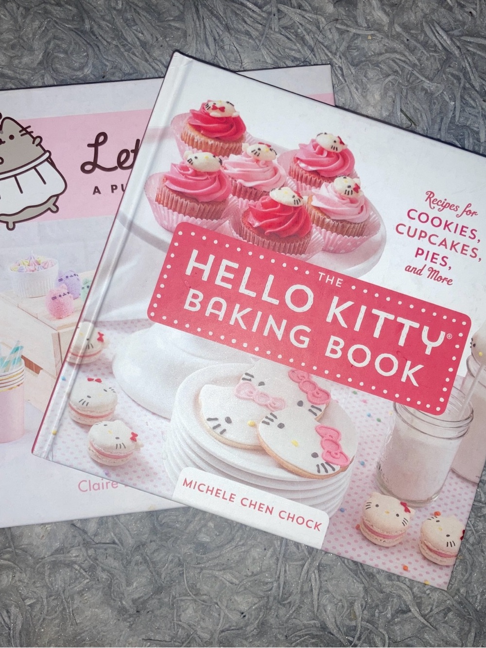 Hello Kitty and Pusheen Baking Books